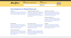 Desktop Screenshot of magicyellow.com