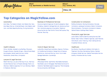 Tablet Screenshot of magicyellow.com